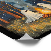 Poster Feu de camp fantôme Camping Forêt de l'Amant Gothi (Coin)