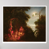 Poster Feu de camp indien (2166A) (Devant)