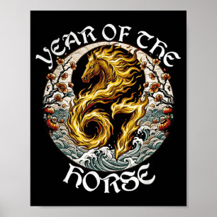 Poster Feu de cheval d'anime Srit 2026-7 Mythique Zodiaqu