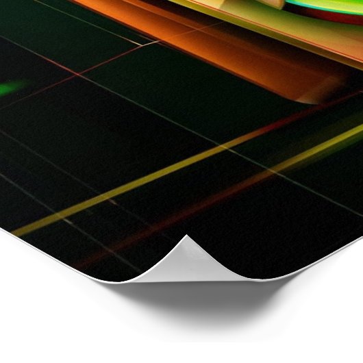 Poster Feu de circulation - (Coin)