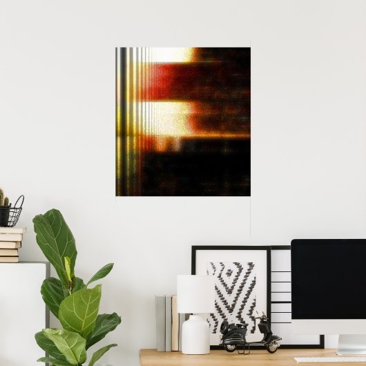 Poster Feu de destination (Bureau à domicile)