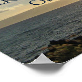 Poster Feu de devis motivationnel à la fin du tunnel (Coin)