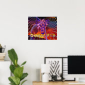 Poster Feu de dragon (Bureau à domicile)