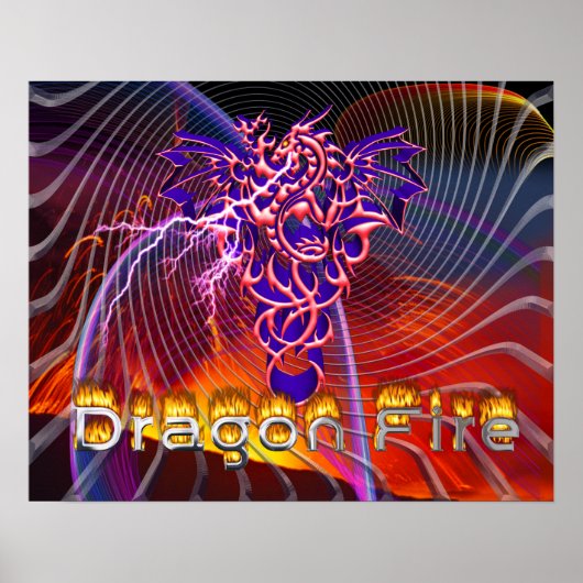 Poster Feu de dragon (Devant)