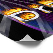 Poster Feu de dragon - Art Imaginaire (Coin)