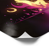 Poster Feu de dragon enchanté (Coin)