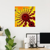 Poster Feu de feu de cerise (Bureau à domicile)