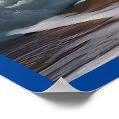 Poster Feu de foudre Waves Beach Paysage (Coin)