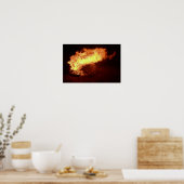 Poster Feu de joie (Cuisine)