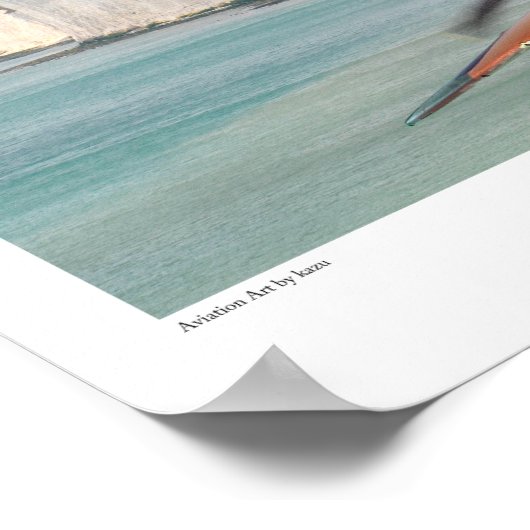 Poster Feu d'éclat de supermarine (Coin)