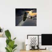 Poster Feu d'éclat de supermarine (Bureau à domicile)