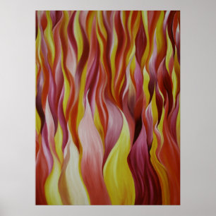 Poster feu d'élément