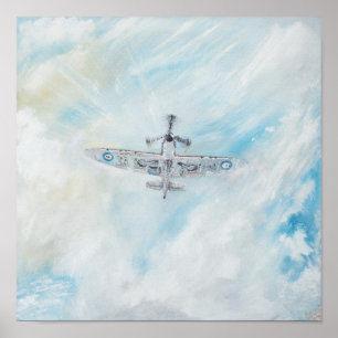 Poster FEU D'ESPRIT. 'As Of Spades'. 2014.