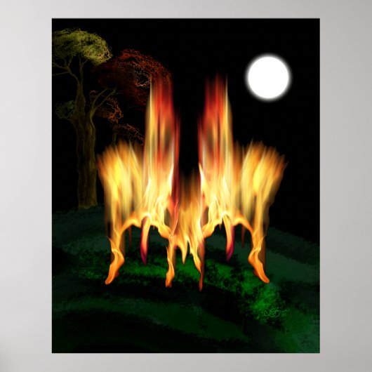 Poster Feu d'incendie (Devant)