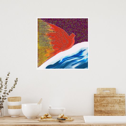 Poster Feu d'oiseaux (Cuisine)