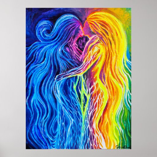 Poster Feu et eau (Devant)