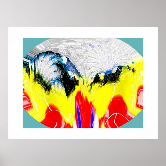 Poster Feu et fonte de glace (Devant)