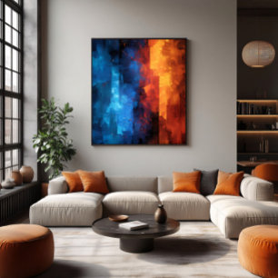 Poster Feu et Glace : La Dualité