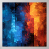 Poster Feu et Glace : La Dualité (Devant)