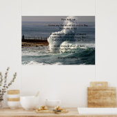 Poster Feu Et Glace Sur Une Grande Vague (Cuisine)