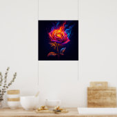 Poster Feu et la Rose (Cuisine)