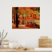 Poster Feu et pluie (Cuisine)