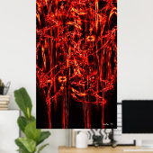 Poster Feu fondu (Bureau à domicile)