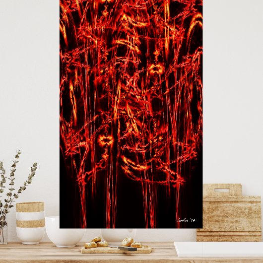 Poster Feu fondu (Cuisine)