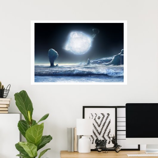 Poster Feu froid (Bureau à domicile)