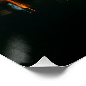 Poster Feu-or sur les Lofoten de Norvège (Coin)