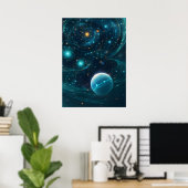 Poster Feu Quantum (Bureau à domicile)