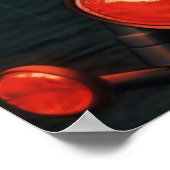 Poster Feu Rouge Rock (Coin)