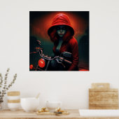 Poster Feu Rouge Rock (Cuisine)