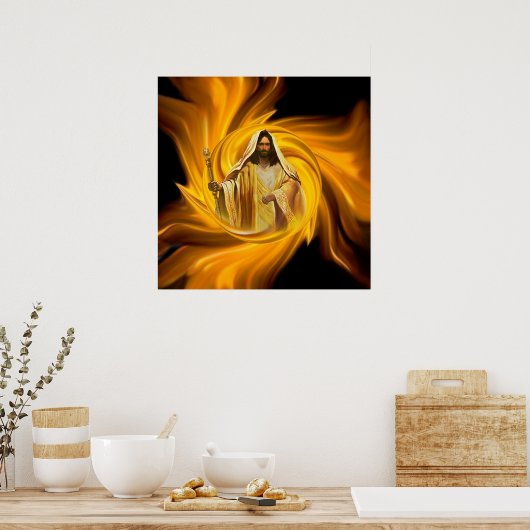 Poster Feu Saint (Cuisine)