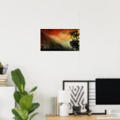 Poster Feu sauvage (Bureau à domicile)