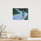 Poster feu sur le trafic (Cuisine)