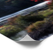 Poster Feuillage Automne Par Marécage Nature Orton Effet (Coin)