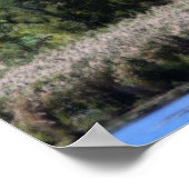 Poster Feuillage D'Automne Bordant Un Effet Orton De Mara (Coin)