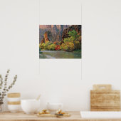 Poster Feuillage d'automne le long de la rivière Virgin p (Cuisine)