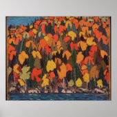 Poster Feuillage d'automne - Tom Thomson (Devant)