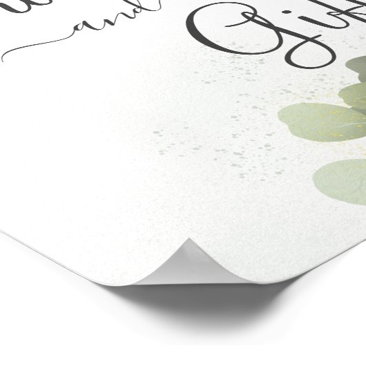 Poster Feuillage de verdure Eucalyptus (Coin)