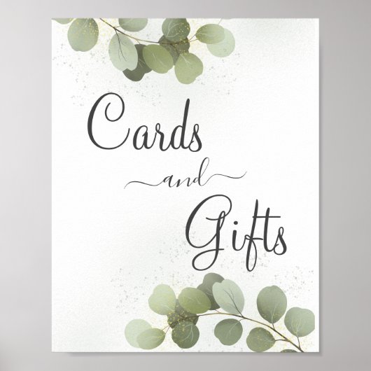 Poster Feuillage de verdure Eucalyptus (Devant)