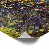 Poster Feuillage doré (Coin)