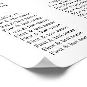 Poster Feuillage et Fleur Aquarelle de Douce Verdure | Or (Coin)