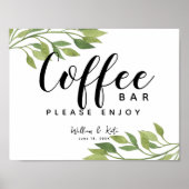 Poster feuillage, verdure, botanique Panneau de la statio (Devant)