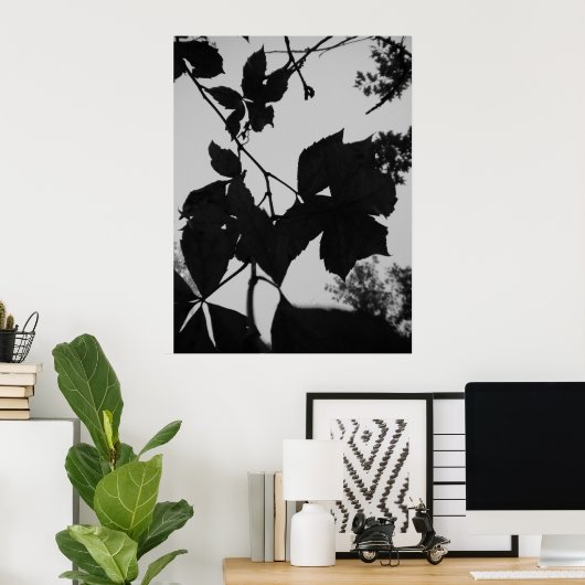 Poster Feuille (Bureau à domicile)