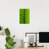 Poster feuille (Bureau à domicile)