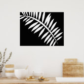 Poster Feuille Abstraite asiatique 1 (Cuisine)