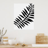 Poster Feuille Abstraite asiatique 4 (Cuisine)