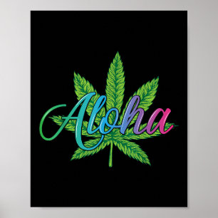 Poster Feuille Aloha Hawaii De L'Île - Aloha Spirit
